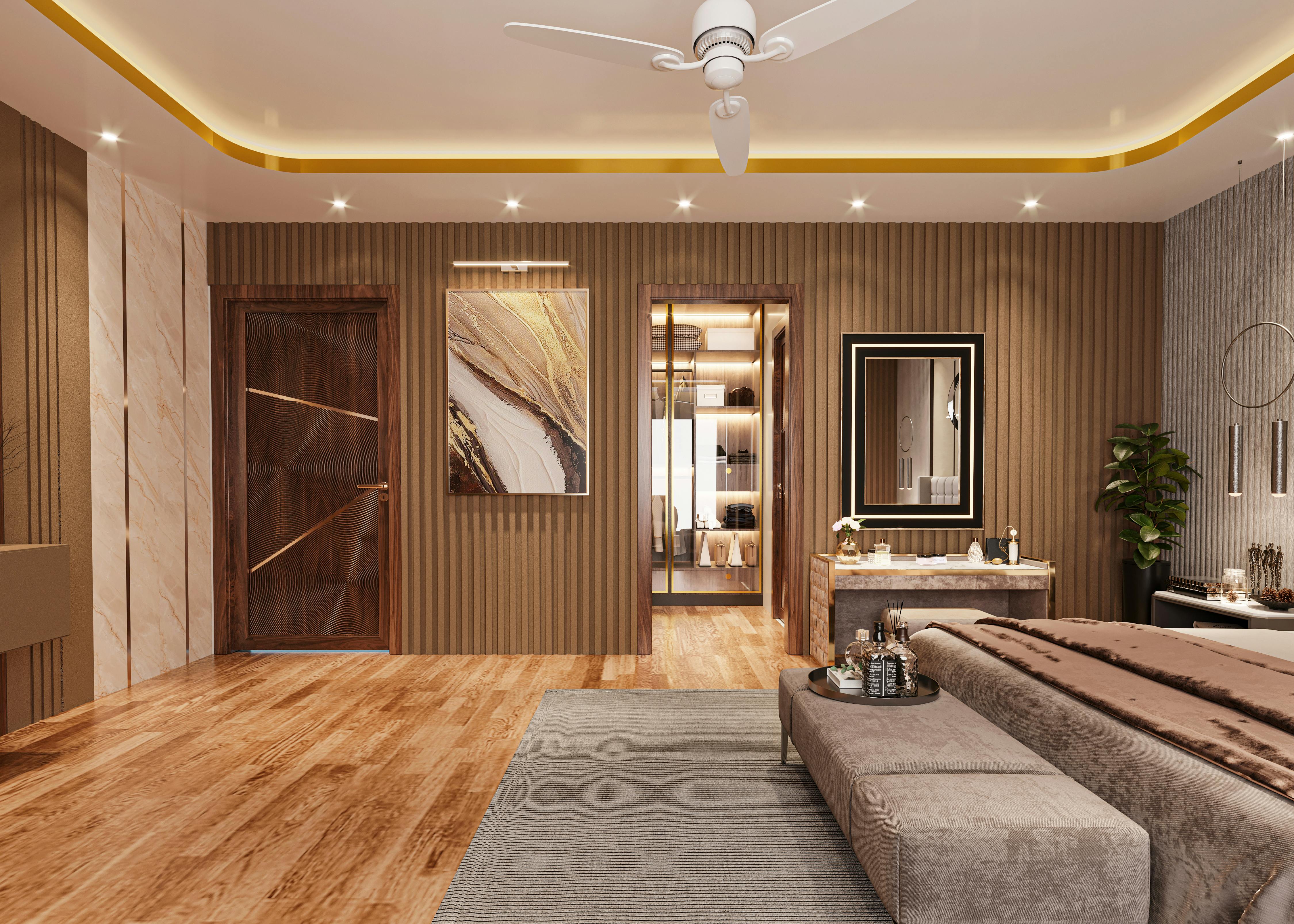 Master bedroom interior
